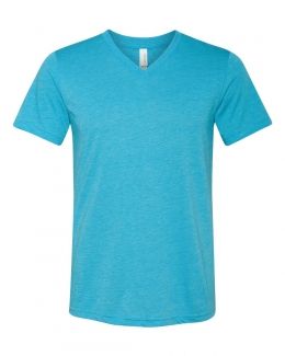 BELLA + CANVAS-Unisex Triblend V-Neck Short Sleeve Tee-3415